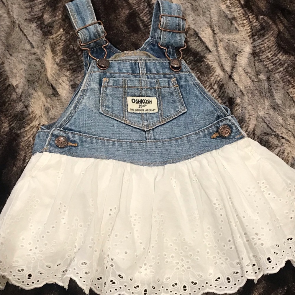 Baby Denim Overall Dress